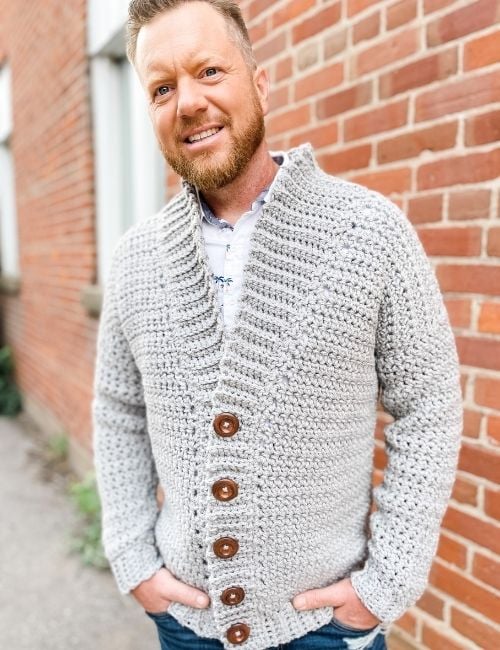 Mountain Ridge Cardigan - Free Crochet Pattern - MJ's off the Hook